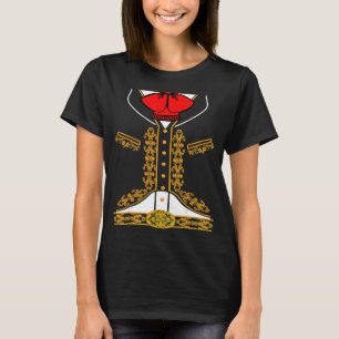 Mariachi Charro Mexican Costume For Cinco De Mayo  T-Shirt