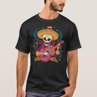 Mariachi Day Of Dead Skeleton Cinco De Mayo Mexic