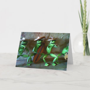 MARIACHI FROG GROUP BIRTHDAY CARD