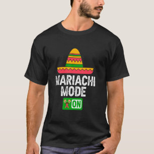 Mariachi Funny Cinco de Mayo Mexican Sombrero T-Shirt