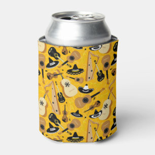 Mariachi Music Colourful Can Cooler