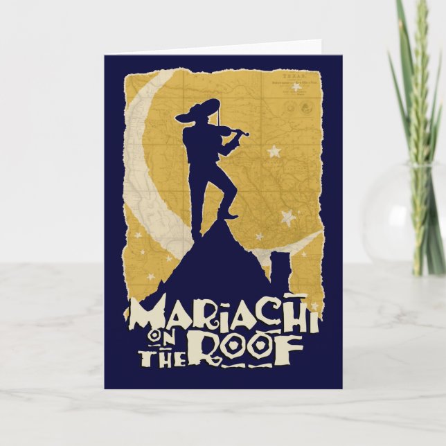 Mariachi on the Roof Card (Front)