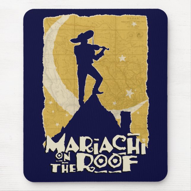 Mariachi on the Roof Mouse Pad (Front)