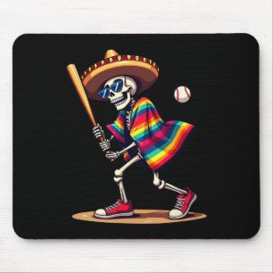 Mariachi Skeleton Bysebyll Cinco De Mayo Mexican S Mouse Pad