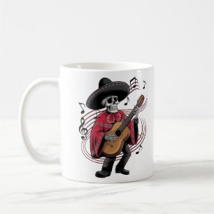 Mariachi Skeleton Groove 03 Coffee Mug
