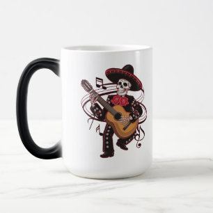 Mariachi Skeleton Groove Magic Mug