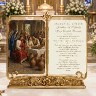Mariage à Cana faveur de prière de mariage catholi