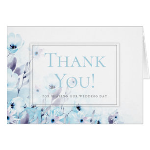 Mariage à fleurs d'anémone bleu ciel