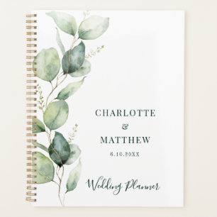 Mariage à la verdure d'eucalyptus à l'aquarelle