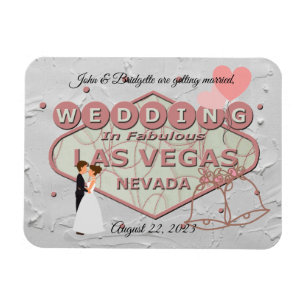 Mariage à Las Vegas Photo Magnet