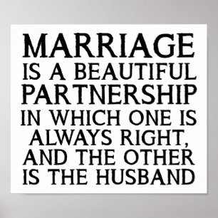 Mariage Argument Drôle Poster