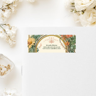 Mariage Art Nouveau Floral Vintage