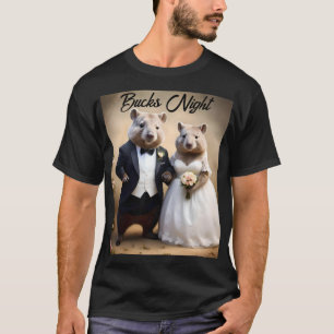 Mariage australien Wombat, Bucks Night Tshirt