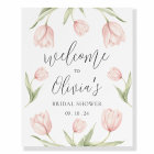Mariage avec tulipes roses écriture