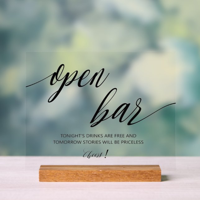 Mariage Bar Ouvert (Neutre)