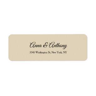 Mariage Beige Professionnel Créatif Élégant Plat