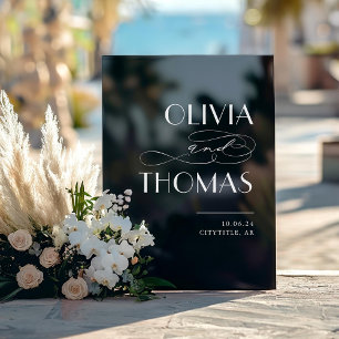 Mariage Black Modern Chic