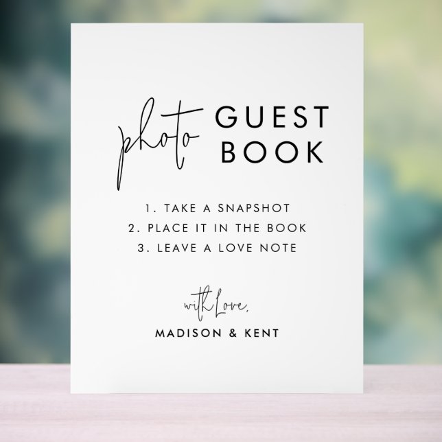 Mariage blanc du livre d'invités photo (Neutre)