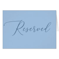 Mariage Bleu ciel pastel | Panneau de réservé bord
