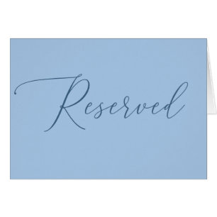 Mariage Bleu ciel pastel Panneau de réservé bord