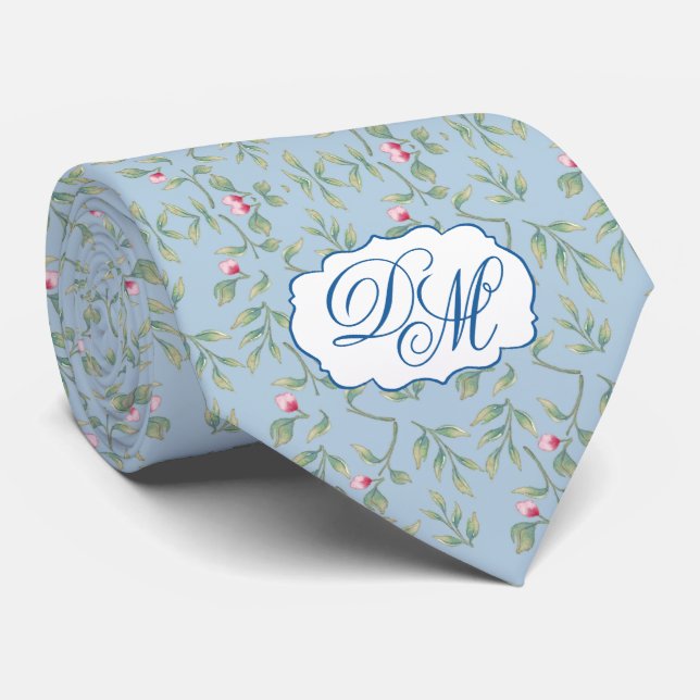Mariage bleu Omphalodes Keepsaké Cravate (Roulé)