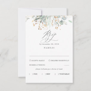Mariage bohème verdoyant RSVP