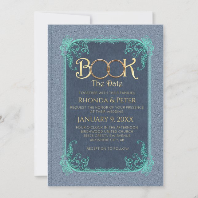 Mariage-Book The Date Invitation (Devant)