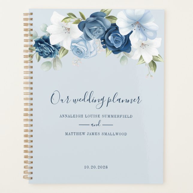 Mariage Botanique Dusty Blue Greenery (Devant)