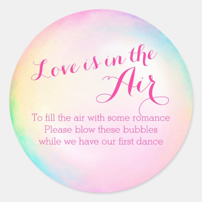 Mariage Bubbles Bottes étiquette (Devant)