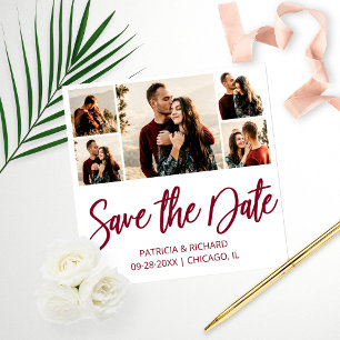 Mariage Budget Moderne Enregistrer La Date Photo C