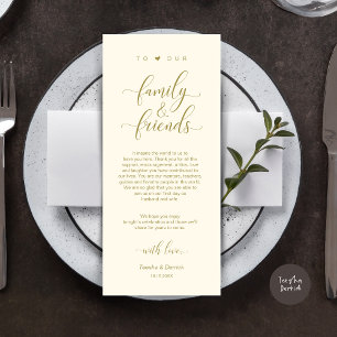 Mariage Cadre Merci Carte Classique Moderne