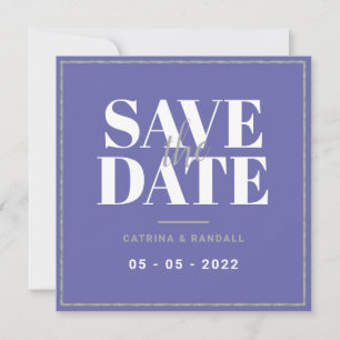 Mariage Cadres Argent Moderne Enregistrer La Carte