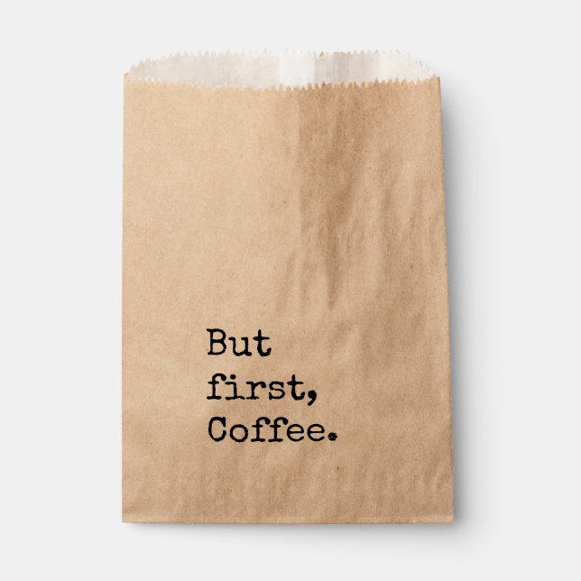 Mariage Café Favoriser Les Sacs Mais Premier Café (Devant)