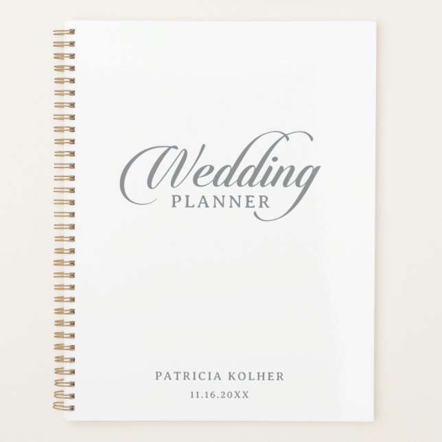 Mariage Calligraphie Chic Classique  (Devant)