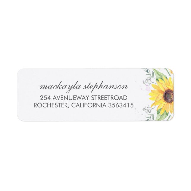 Mariage campagnard de tournesols rustiques (Devant)