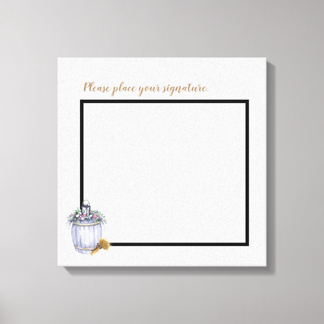 mariage campagnard d'été en toile de signature 20  (Recto)