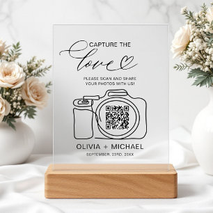 Mariage Capture L'Amour QR Code Photo Partager