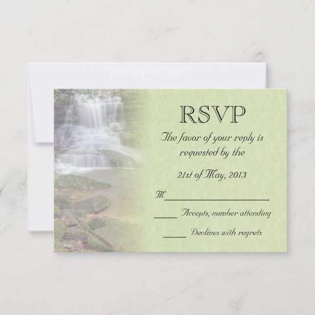 Mariage cascade RSVP (Devant)