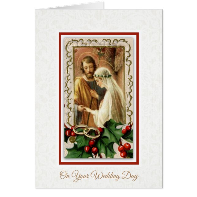 Mariage catholique de Noël Vierge Marie Joseph (Devant)
