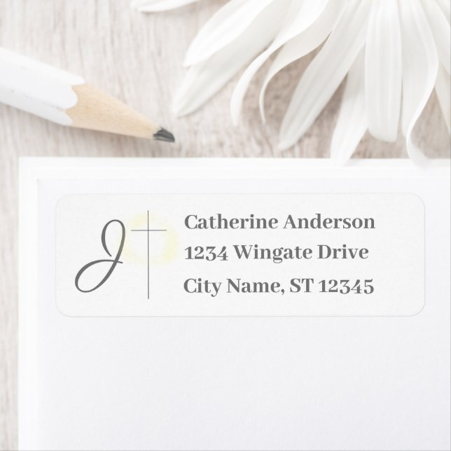 Mariage catholique monogramme (En situation)