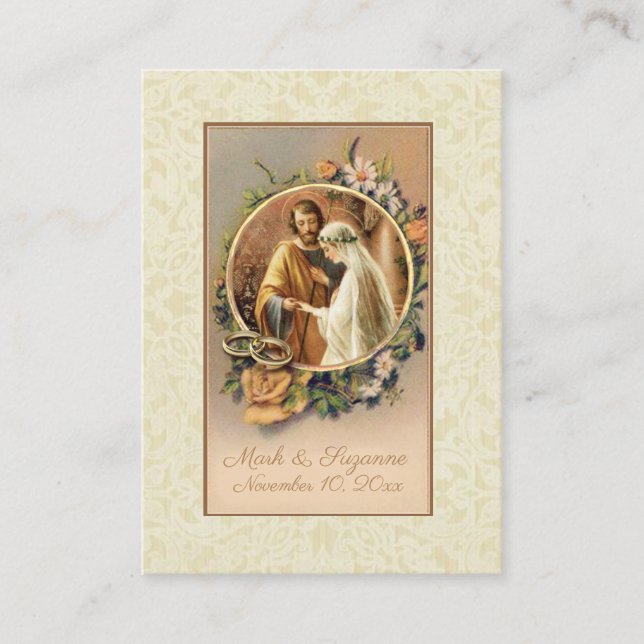 Mariage catholique traditionnel Favoriser la Carte (Devant)