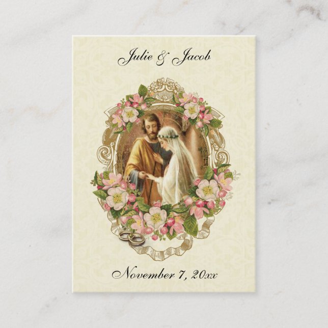Mariage catholique traditionnel Favoriser la Carte (Devant)