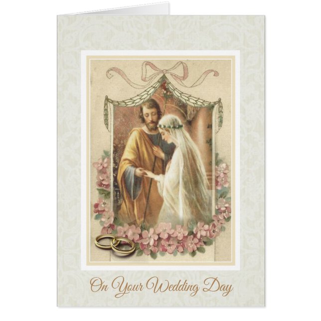 Mariage catholique Vierge Marie Joseph (Devant)