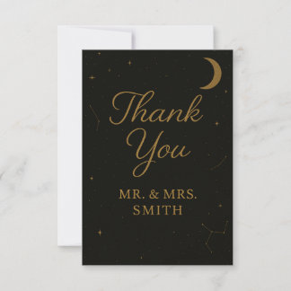 Mariage Celestial Elegant Noir & Or Merci