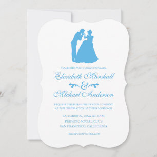 Mariage Cendrillon   Invitation Silhouette
