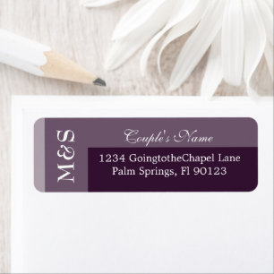 Mariage Chic Moderne Violet