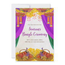 Mariage Chura invitations et cérémonie Bangle invi