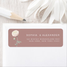 Mariage Classique Minimaliste Élégant Ranunculus