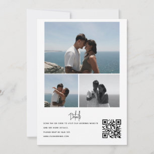 Mariage Collage Photo   Invitations Code Qr