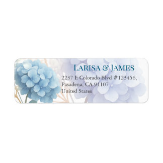 Mariage couleur bleu d'aquarelle romantique Pearl